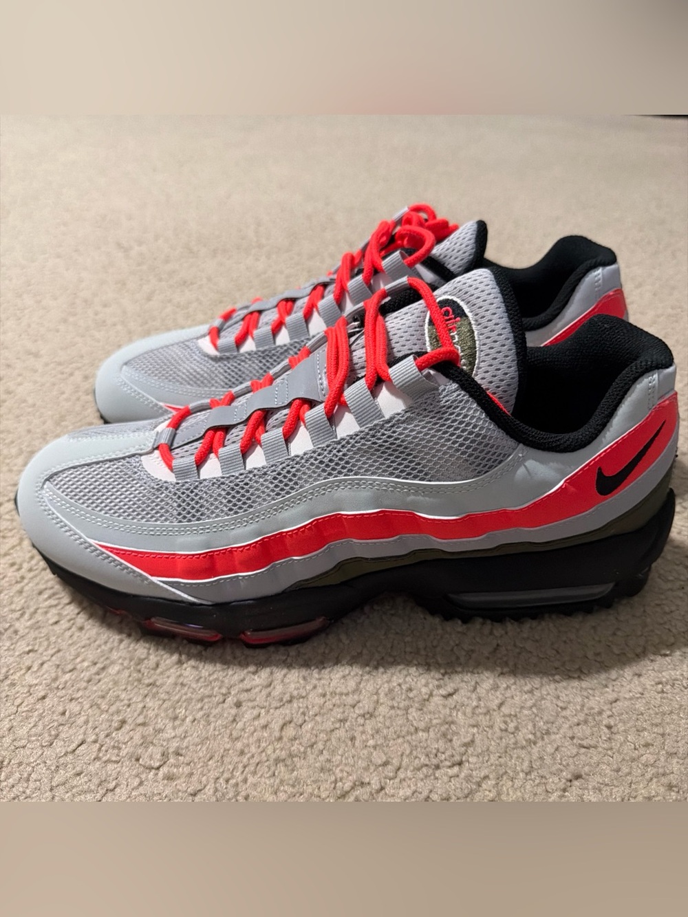 Nike Air Max 95 G Men's Golf  Shoes Size 10.5 HV4696-003 Silver Black NEW In Box